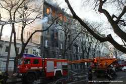 В Одессе из-за пожара маршрутки и троллейбусы поменяли схему движения