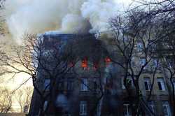 В Одессе после пожара в колледже без вести пропали 14 человек