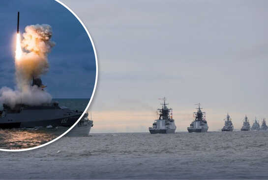 В Азовському морі рекордна кількість кораблів РФ: скільки ракет споряджено